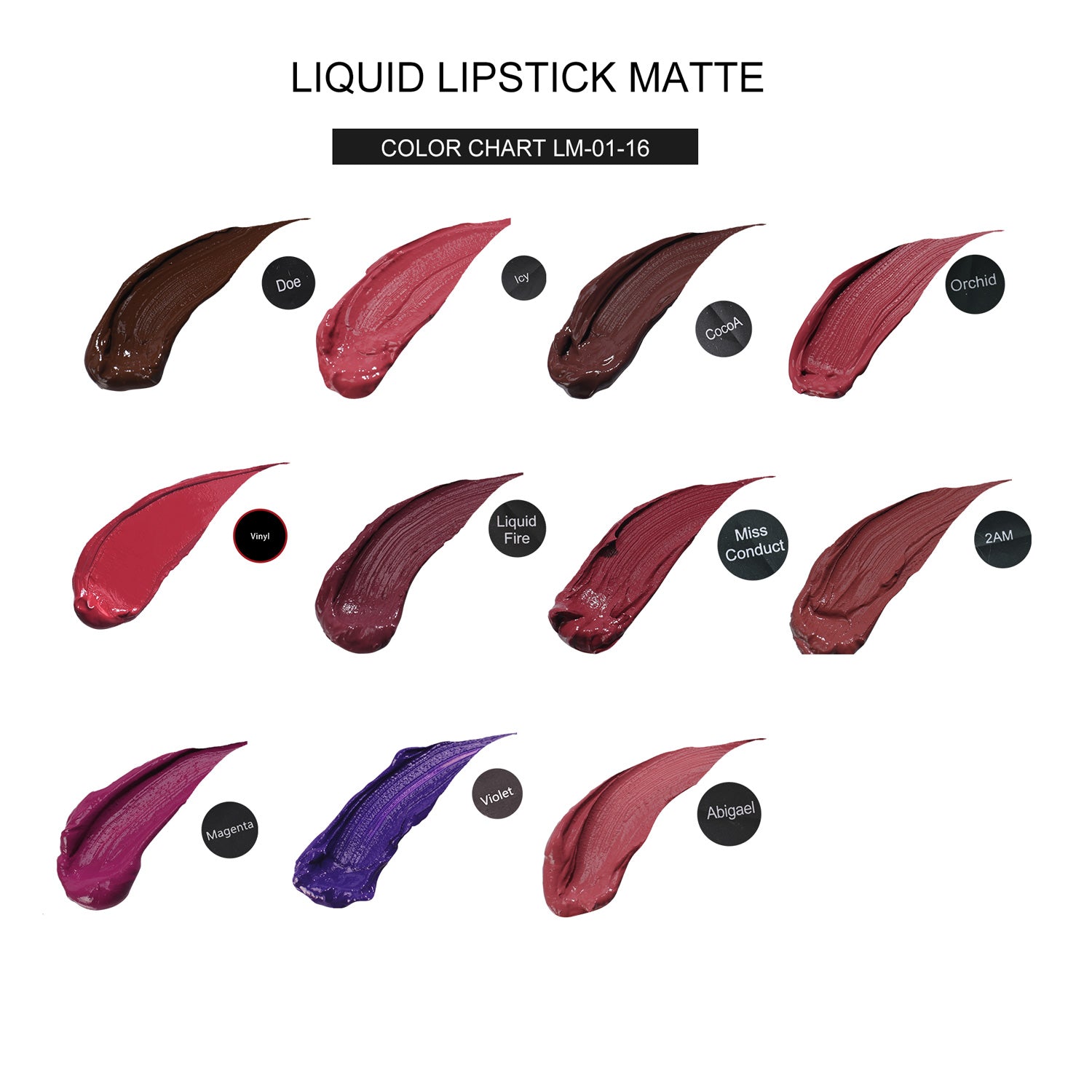 Wholesale Vegan Liquid Lipstick Matte