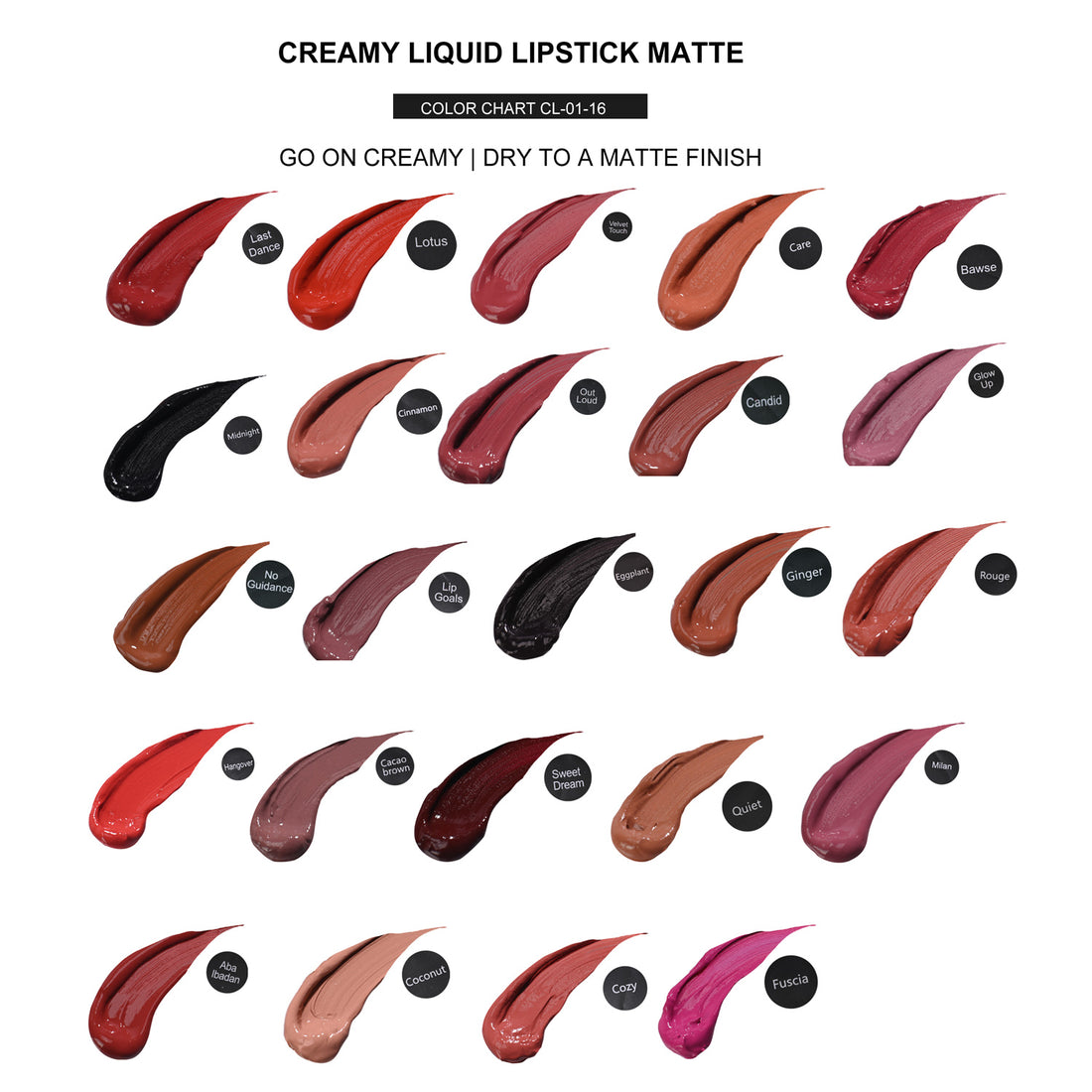 Wholesale Creamy Liquid Lipstick Soft Matte
