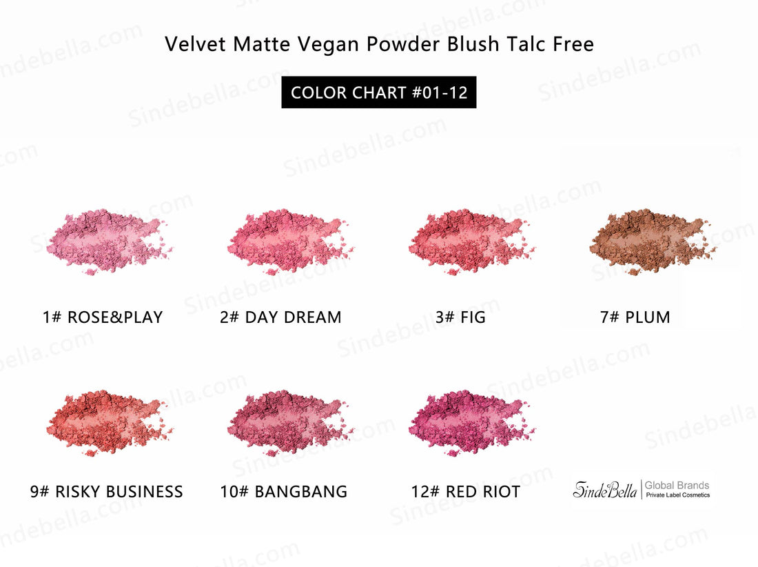 Velvet Matte Vegan Powder Blush Talc Free