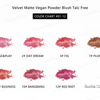 Velvet Matte Vegan Powder Blush Talc Free
