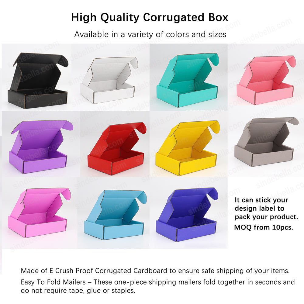 Custom Colorful Corrugated Box Mailers for Brand Parcel