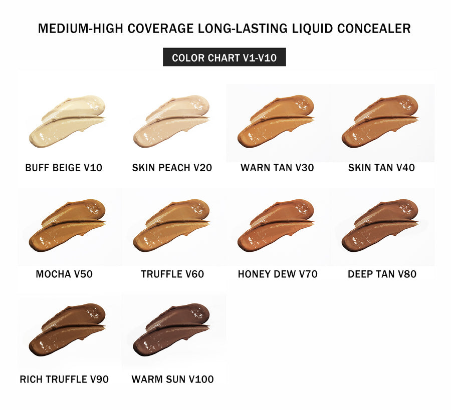 Medium-High Coverage Long-lasting Liquid Concealer