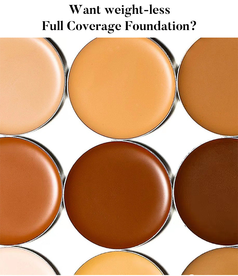 High Coverage Concealer Foundation Compact Cream - 14 Shades