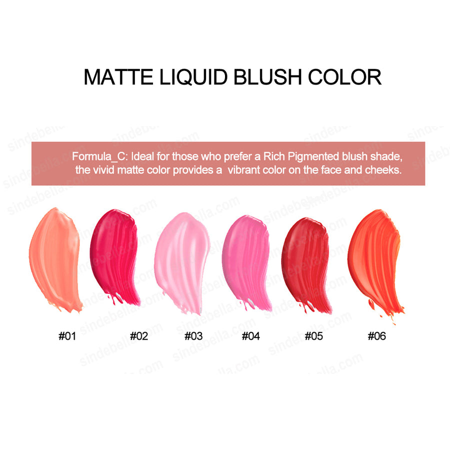 High-pigmented Long Lasting Liquid Cheek Blush