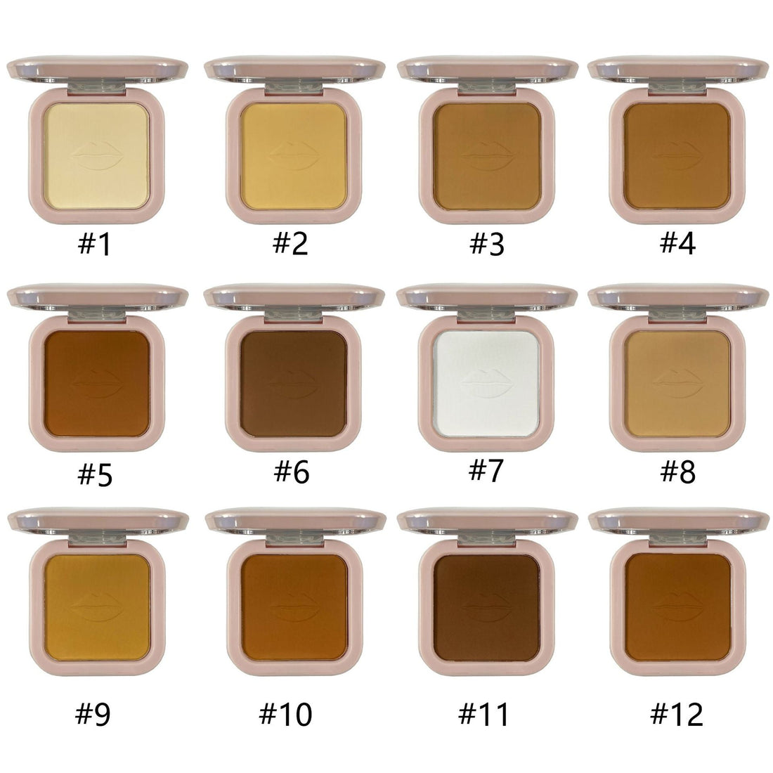 12 Shades Face and Body Sunglow Bronzer Sample Kit