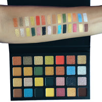 Highly Pigmented 28 Shades Matte and Shimmers Makeup Palette