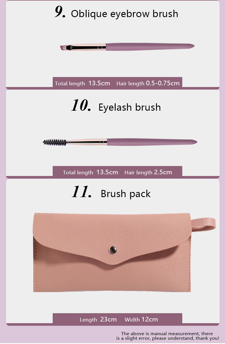 Professional Makeup Brush Set (Beginner to Professional)