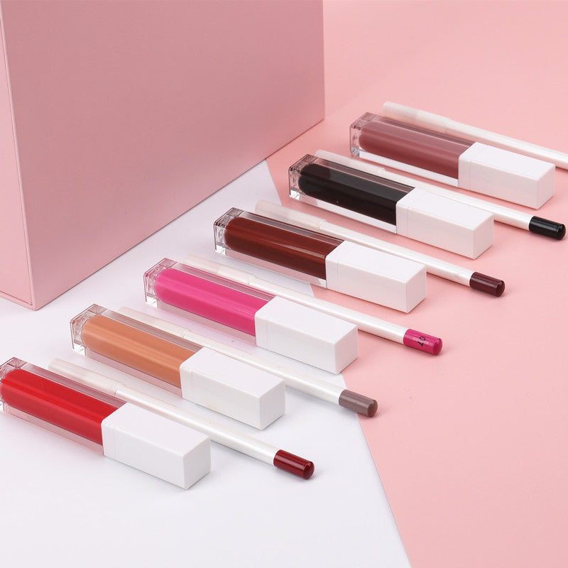 Long-lasting  Matte liquid Lipstick and Lip Liner Kit