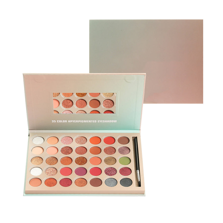 35 Colors Creamy Eye Shadow Palette with Brush