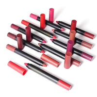16 kleuren fluweel matte lippenstift potlood / matte lip krijt