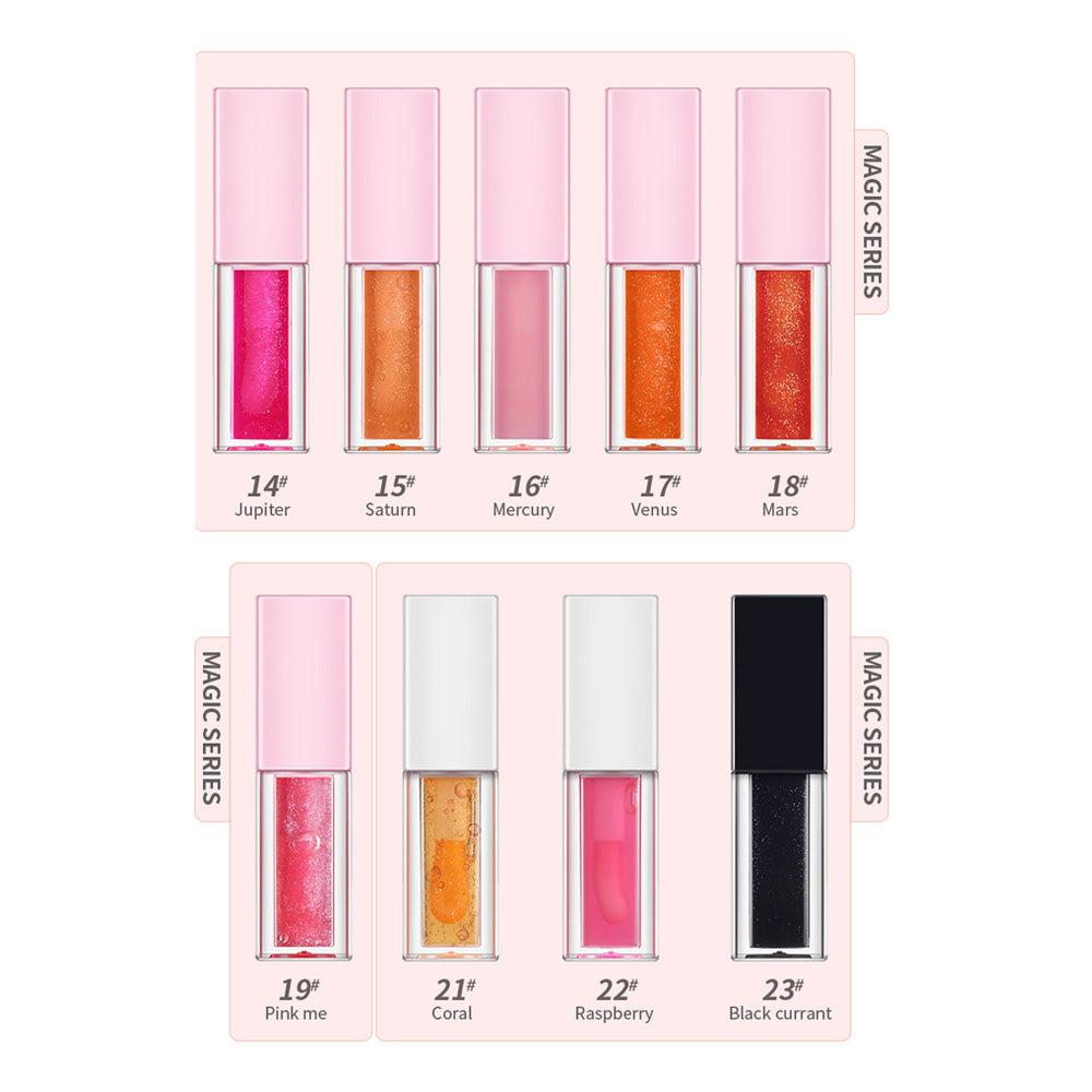 Shimmer Lip Plumping Oil Sample Kit- 3 shades, 5 shades, 9 shades