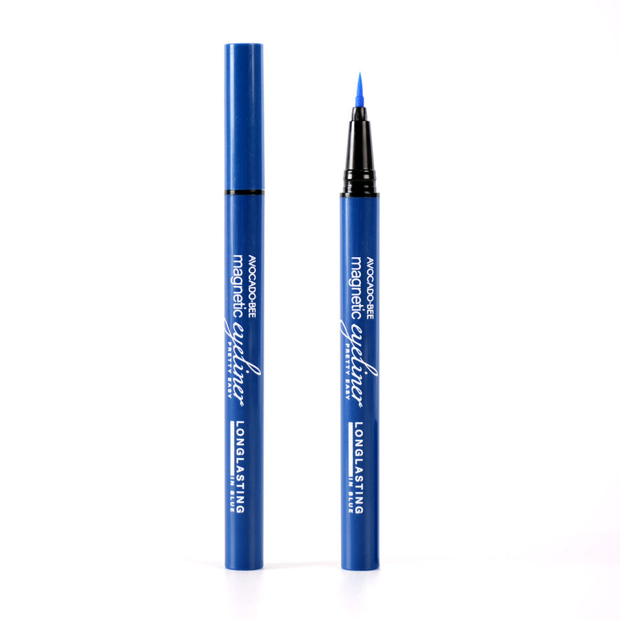 Blauwe Magnetische Vilt Tip Eyeliner Pen