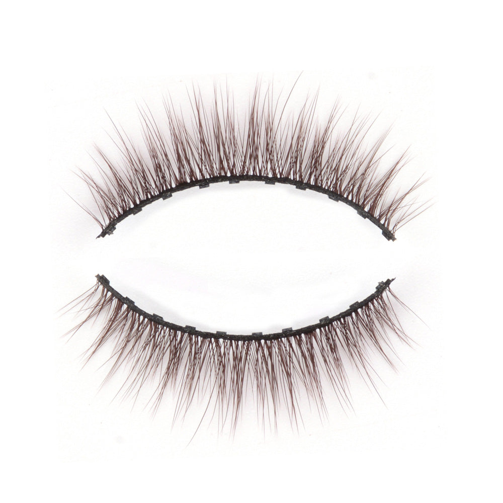 10 cils magnétiques Mags Brown Lady avec eye-liner