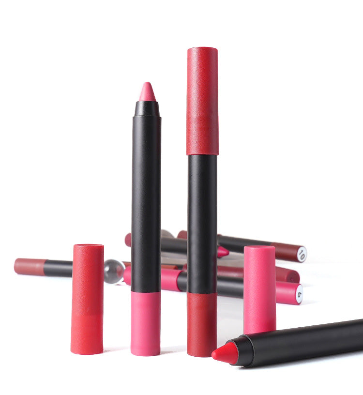 16 Colors Velvet Matte Lipstick Pencil/ Matte Lip Crayon