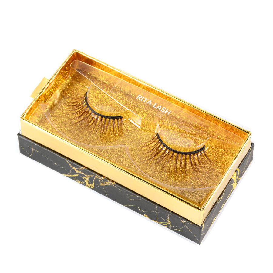 10 Mags Brown Rita Magnetic Lashes